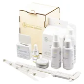 Akcesoria i kosmetyki do stylizacji brwi - Zestaw do henny Wonder Brow w drewnianym pudełku - miniaturka - grafika 1