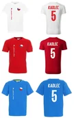 Koszulki sportowe męskie - Koszulka CZECHY MIROSLAV KADLEC 5 - miniaturka - grafika 1