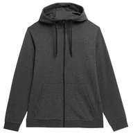 Bluzy męskie - Bluza męska 4F szary melanż 4FSS23TSWSM354 23M-S - miniaturka - grafika 1
