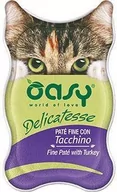 Przysmaki dla kotów - Oasy Delicatesse Pate Indyk 85g - miniaturka - grafika 1