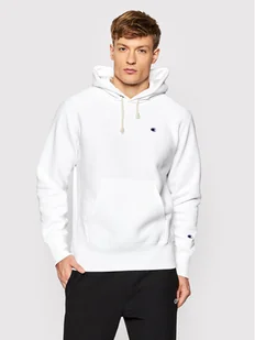 Champion Bluza Reverse Weave C Logo 216496 Biały Regular Fit - Bluzy sportowe męskie - miniaturka - grafika 1