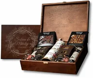 Zestawy upominkowe - Skrzynka prezentowa zestaw herbata, kawa, czekolady z grawerunkiem - miniaturka - grafika 1
