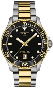 Zegarek Zegarek Tissot T120.410.22.051.00 SEASTAR 1000 40mm - Zegarki męskie - miniaturka - grafika 1