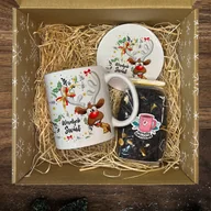 Kubki - Zestaw prezentowy - kubek z imieniem - Wesołych Świąt - miniaturka - grafika 1