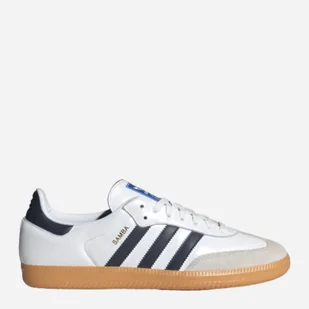 Tenisówki męskie do kostki adidas Originals Samba OG IF3814 42.5 (8.5UK) Biały/Ciemnogranatowy (4066759174726) - Trampki męskie - miniaturka - grafika 1