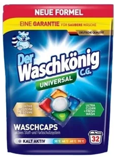 Der Waschkonig Universal Kapsułki do Prania 32 szt. - Środki do prania - miniaturka - grafika 1