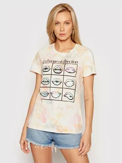 Koszulki i topy damskie - Guess T-Shirt W1YI57 RI370 Kolorowy Regular Fit - grafika 1