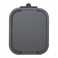 Gniazdka elektryczne - Gniazdo Elektryczne Hermetyczne Orno Szary - miniaturka - grafika 1