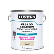 Farby i impregnaty do drewna - Olej do tarasów bezbarwny mat 5 l Luxens - miniaturka - grafika 1
