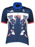Koszulki sportowe męskie - Adidas Koszulka kolarska "Supernovao" w kolorze granatowym - miniaturka - grafika 1
