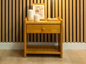 Szafki nocne - Szafka nocna sosnowa WIKI olcha - miniaturka - grafika 1