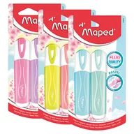 Przybory szkolne - Maped Zakreślacz Fluo pastel 2 kolory MIX - miniaturka - grafika 1