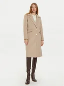 Płaszcze damskie - Guess Płaszcz zimowy Nancy W4BL32 WGJG2 Beżowy Regular Fit - miniaturka - grafika 1