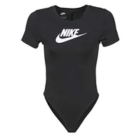 Body - Nike damskie body W NSW HRTG BODYSUIT SS, czarne/(białe), XL, CJ2355 - miniaturka - grafika 1