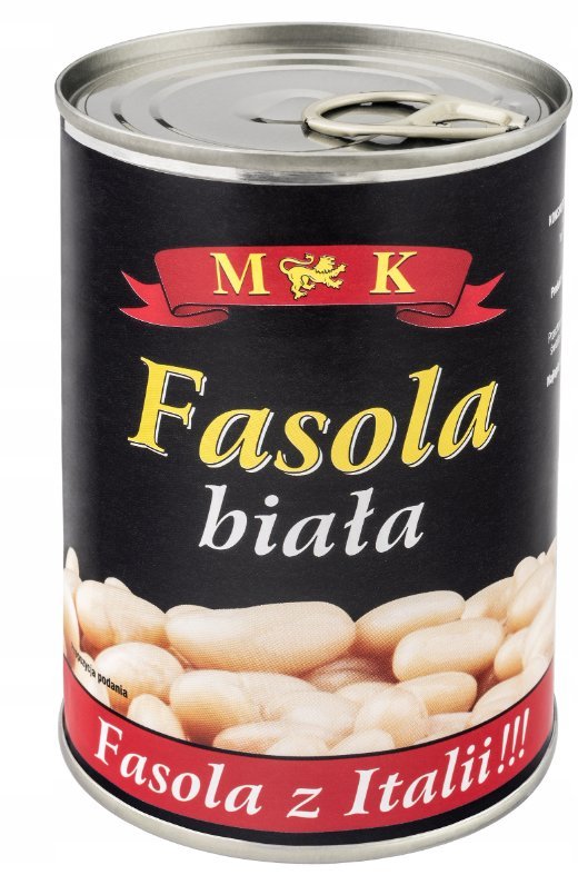 FASOLA BIAŁA Z ITALII MK 400g PUSZKA