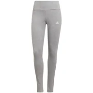 Legginsy - Legginsy damskie adidas Essentials High-Waist szare GL0638 L - miniaturka - grafika 1