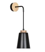 Lampy ścienne - Emibig Bolero kinkiet 1-punktowy czarny 442/K1 442/K1 - miniaturka - grafika 1