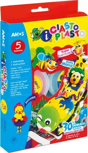 Amos Ciastoplasto 5kol IC6PAL 170-1022 - Masy plastyczne - miniaturka - grafika 1