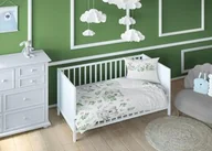 Pościel dla dzieci - KARO Pościel bawełniana 160x200 miś koala zielona dziecięca zapinana na suwak 3269 A Bawełna Max - miniaturka - grafika 1