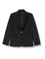 Kurtki damskie - Pinko Damska kurtka Signum Dark Cloth Stitch Kurtka, garnitur biznesowy, Z99_Czarna limuzyna, 16, Z99_czarna limuzyna, 42 - miniaturka - grafika 1
