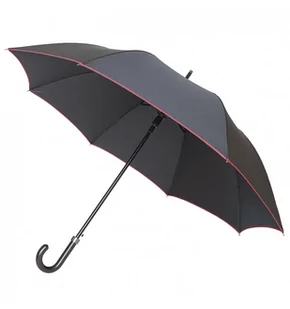 Parasol męski automat XL z lamówką Parasol męski automat XL z lamówką bordo - Parasole - miniaturka - grafika 1