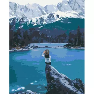 Twoje Hobby Malowanie po numerach Podróżnik po Norwegii - Malowanie po numerach - miniaturka - grafika 1