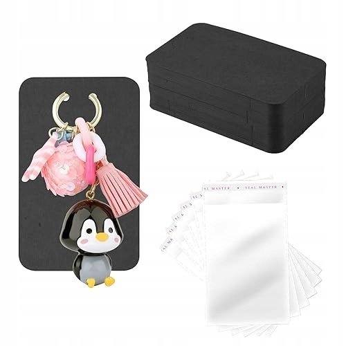 100SZT KOLCZYK NASZYJNIK KARTY EKSPOZYCYJNE Z 100SZT TORBY SAMOZAKLEJAJACE