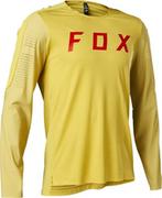 Odzież motocyklowa - Fox Flexair Pro Ls Jersey Pear Żółty - miniaturka - grafika 1