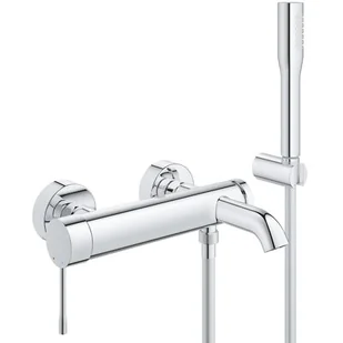 Grohe 33628001 Essence armatura wannowa z rączką prysznicową komplet do montażu na ścianie 33628001 - Akcesoria do armatury i ceramiki - miniaturka - grafika 1