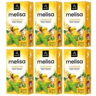Astra Zestaw Melisa Pomelo 6 x 20 torebek herbata ekspresowa (6 x EX20) - Herbata - miniaturka - grafika 1