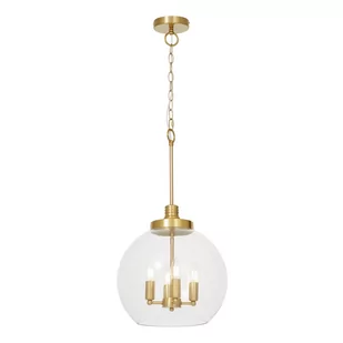 Nowoczesna lampa wisząca mosiężna Bellaria LDP 1201-4 (MD) Lumina Deco - Lampy sufitowe - miniaturka - grafika 1