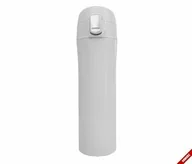 Kubki termiczne - Kubek termiczny 450 ml OUTER3 z gumową podkładką (biały) WHITE WITCH - miniaturka - grafika 1