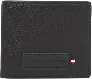 Tommy Hilfiger Męski portfel TH Premium Mini CC AM0AM13031 Bifold, czarny (czarny), jeden rozmiar, czarny (czarny), rozmiar uniwersalny - Portfele - miniaturka - grafika 1