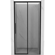 Ścianki i drzwi prysznicowe - Mexen Rox drzwi prysznicowe rozsuwane prawe 125 cm, czarna ramka, czarne - 8C2-125-000-70-70-P - miniaturka - grafika 1