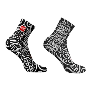 COMPRESSPORT Skarpetki do biegania długie ProRacing Socks v3 Kona 2017 Polynesian - Skarpetki sportowe męskie - miniaturka - grafika 1