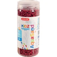 Podłoże do akwarium - Podłoże akwariowe Aquasand KIDZ Nugget 500 ml kolor czerwony ZOLUX - miniaturka - grafika 1