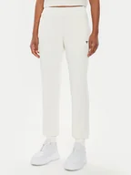 Spodnie sportowe damskie - Guess Spodnie dresowe V4YB08 KCAY2 Écru Regular Fit - miniaturka - grafika 1
