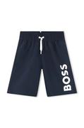Spodnie i spodenki dla chłopców - BOSS szorty kąpielowe dziecięce kolor granatowy - Boss - miniaturka - grafika 1