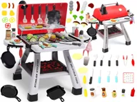 Zabawki AGD - GRILL OGRODOWY Dla Dzieci BARBECUE ELEKTRYCZNY KUCHNIA ogrodowa LED - miniaturka - grafika 1