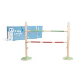 Skok przez płotki drewniany Bs Toys - Zabawki i gry sportowe - miniaturka - grafika 1