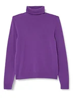 Swetry damskie - United Colors of Benetton Sweter damski, Fioletowy 3 m8, M - miniaturka - grafika 1