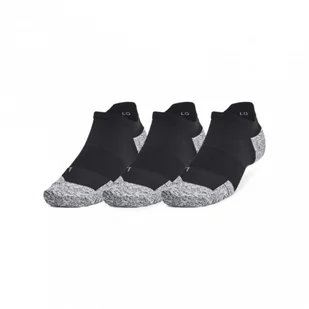 Skarpetki do biegania uniseks (3-pack) Under Armour UA Ad Run Cushion 3pk Ns - czarne - Skarpetki damskie - miniaturka - grafika 1
