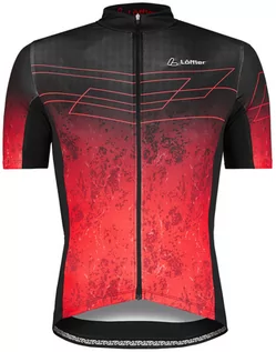 Koszulki rowerowe - Löffler Shadow Full Zip Bike Jersey Men, czerwony EU 50 2022 Koszulki kolarskie - grafika 1