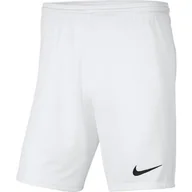 Piłka nożna - Spodenki dla dzieci Nike Dry Park III NB K białe BV6865 100 - miniaturka - grafika 1