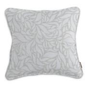 Poszewki na poduszki - Dekoria Poszewka Gabi na poduszkę połyskujący wzór liści na szarym tle 60x60 cm Venice 122-140-50 - miniaturka - grafika 1