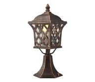 Lampy ogrodowe - Redo 9953 - Lampa zewnętrzna BREMEN 1xE27/42W/230V IP23 zl./patyna - miniaturka - grafika 1