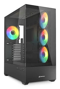 Sharkoon AK6 RGB Czarny - Obudowy komputerowe - miniaturka - grafika 1