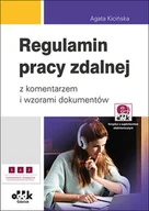 Prawo - Regulamin pracy zdalnej z komentarzem i wzorami dokumentów (z suplementem elektronicznym) - miniaturka - grafika 1