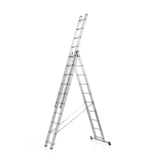 Drabina combo MATTERHORN, 3-częsciowa, 3x10 stopni, 4350 mm - Drabiny - miniaturka - grafika 1