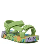 Buty dla dziewczynek - Melissa Sandały Mini Melissa Playtime Bb 35690 Zielony - miniaturka - grafika 1